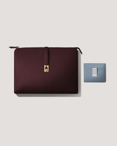 BURGUNDY/COPEN BLUE