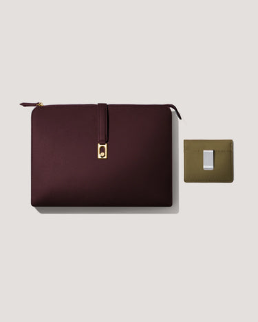 BURGUNDY/FIR GREEN