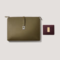 FIR GREEN/BURGUNDY