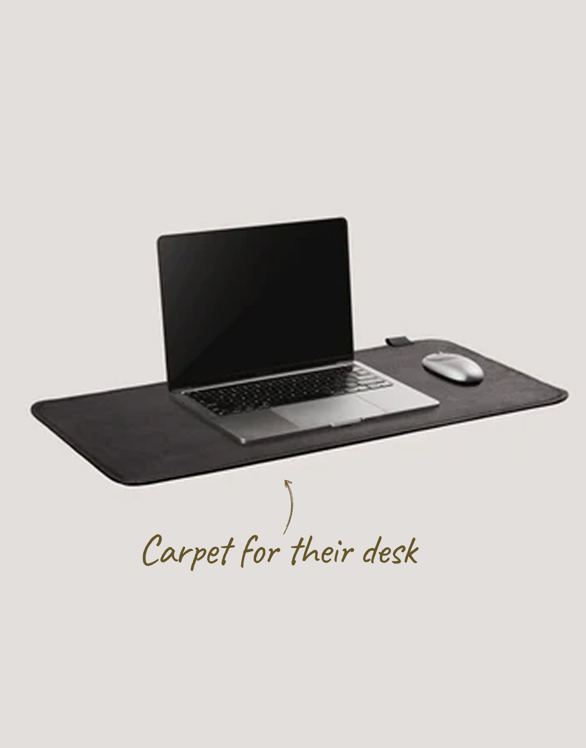 SUEDE DESK RUG