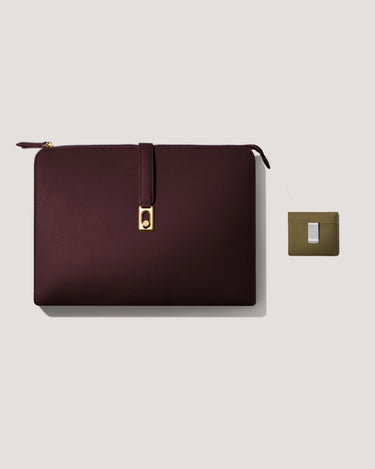 BURGUNDY/FIR GREEN
