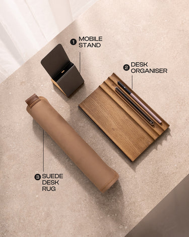 AGED OAK + SPACE GREY