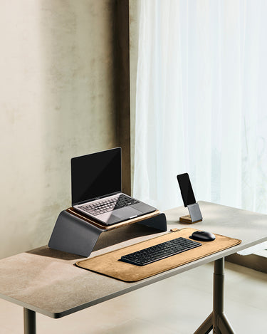 AGED OAK + SPACE GREY